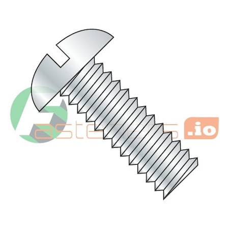 Newport Fasteners #5-40 x 3/8 in Slotted Round Machine Screw, Zinc Plated Steel, 10000 PK 651358